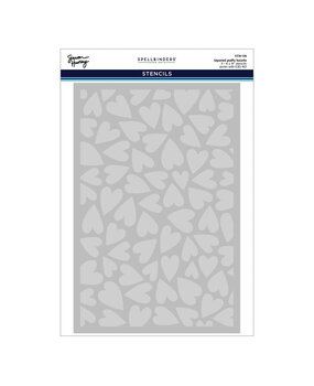 Spellbinders PRE-ORDER Puffy Hearts Layered Stencil (STN-118)
