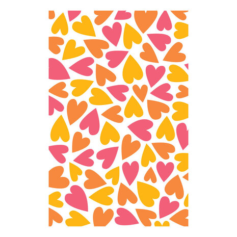 Spellbinders Puffy Hearts Layered Stencil (STN-118)