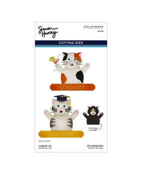Spellbinders PRE-ORDER Sending Hugs Congrats Cat Dies (S5-733)