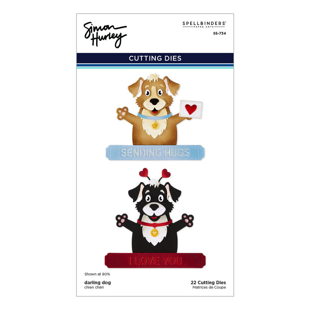Spellbinders Sending Hugs Darling Dog Dies (S5-734)