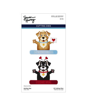 Spellbinders Sending Hugs Darling Dog Dies (S5-734) Spellbinders Sending Hugs Darling Dog Dies (S5-734)