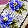 Spellbinders PRE-ORDER The Poet's Garden Sentiments Press Plate & Die Set (BP-325)
