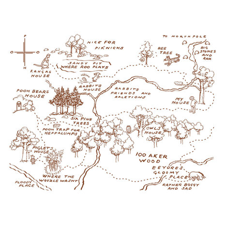 Spellbinders PRE-ORDER Say Cheese Classic Pooh Baby The Hundred Acre Wood Press Plate & Die Set (BP-343)