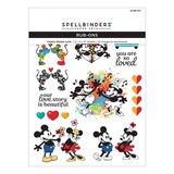 Spellbinders Rub-On Sheets Classic Mouse Love (SCSR-011)