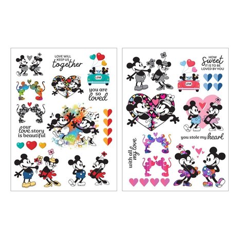 Spellbinders Rub-On Sheets Classic Mouse Love (SCSR-011)