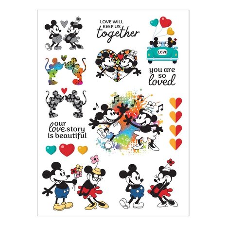 Spellbinders Rub-On Sheets Classic Mouse Love (SCSR-011)