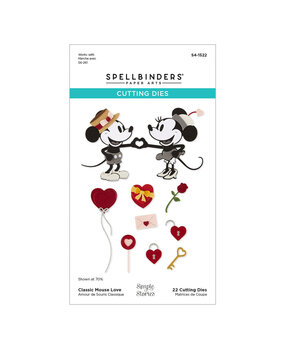 Spellbinders PRE-ORDER Say Cheese Classic Mouse Love Dies (S4-1522)