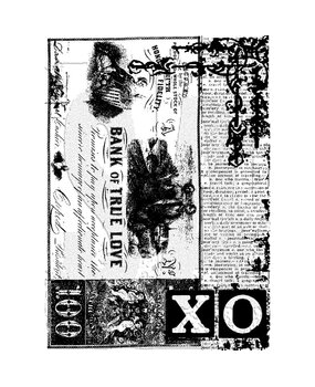 Stampers Anonymous Cling Components Stamps Love (COM002)