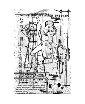 Stampers Anonymous Cling Components Stamps Vogue (COM008)