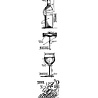 Stampers Anonymous Cling Stamps Strip Wine (THMB028) Stampers Anonymous Cling Stamps Strip Wine (THMB028)