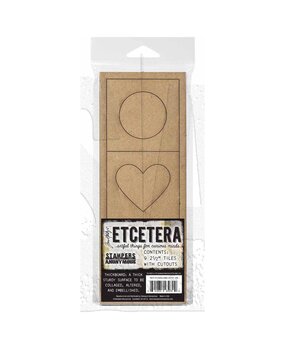 Stampers Anonymous PRE-ORDER Tim Holtz Etcetera Large Cutout Tiles (THETC018)