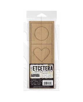 Stampers Anonymous Tim Holtz Etcetera Large Cutout Tiles (THETC018)