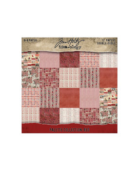 Idea-ology PRE-ORDER Tim Holtz Palette Collection 8x8 Inch Red (TH94470)