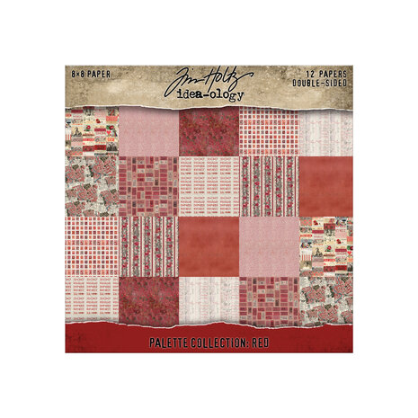 Idea-ology Tim Holtz Palette Collection 8x8 Inch Red (TH94470)