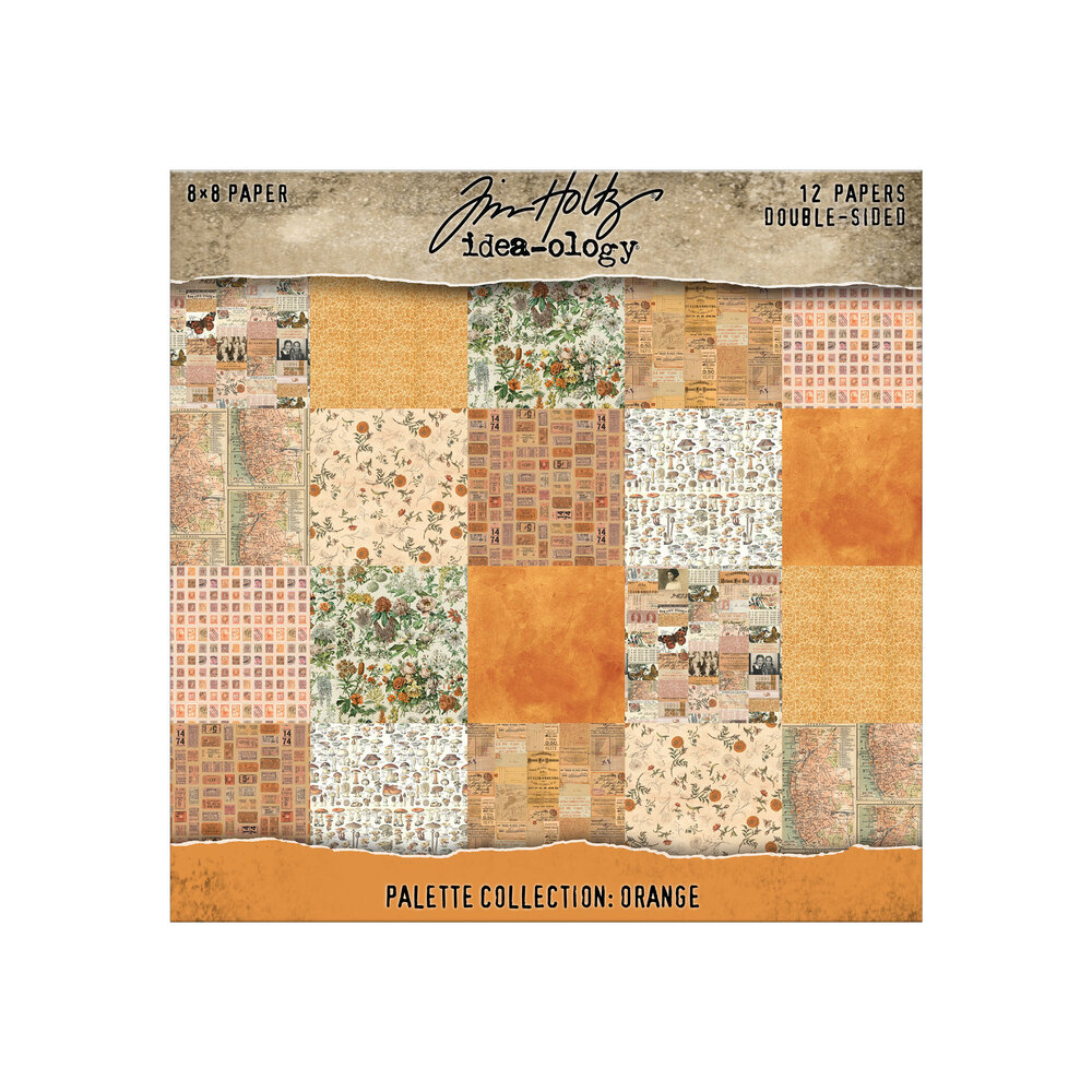 Idea-ology PRE-ORDER Tim Holtz Palette Collection 8x8 Inch Orange (TH94471)
