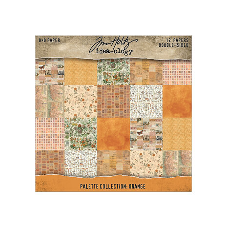 Idea-ology PRE-ORDER Tim Holtz Palette Collection 8x8 Inch Orange (TH94471)