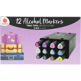 DécoTime 12 Alcohol Markers Violet Mauve (3005439)