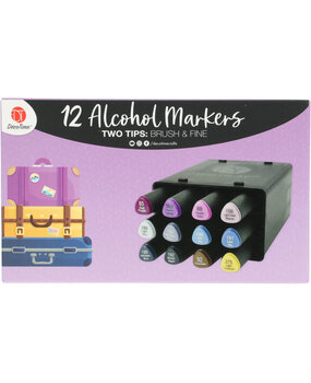 DécoTime 12 Alcohol Markers Violet Mauve (3005439) DécoTime 12 Alcohol Markers Violet Mauve (3005439)
