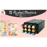 DécoTime 12 Alcohol Markers Cosmos Pink (3005439)