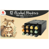 DécoTime 12 Alcohol Markers Papaya (3005439)