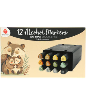 DécoTime 12 Alcohol Markers Papaya (3005439)