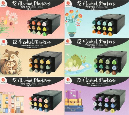 DécoTime Luminous Horizons WAVE Alcohol Markers (3005439)