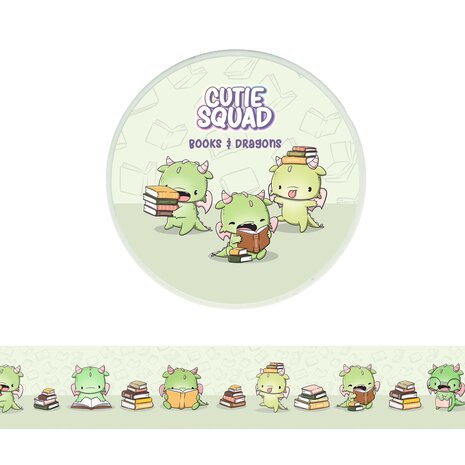 CutieSquad Book Dragons Washi Tape