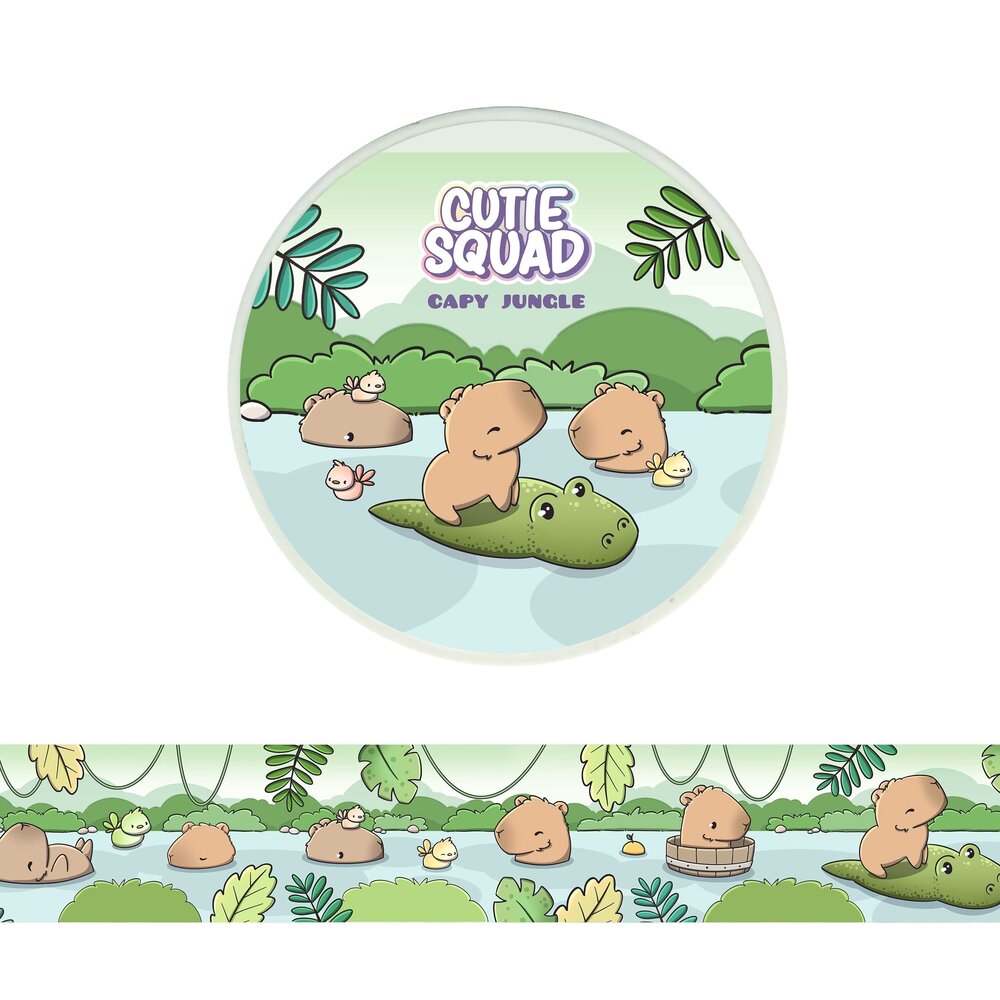 CutieSquad Capybaras Washi Tape