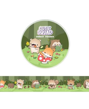 CutieSquad Forest Friends Washi Tape
