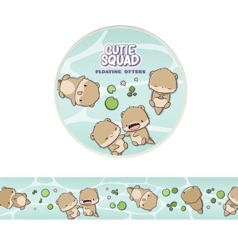 CutieSquad Floating Otters Washi Tape