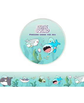 CutieSquad Penguins Under The Sea Washi Tape