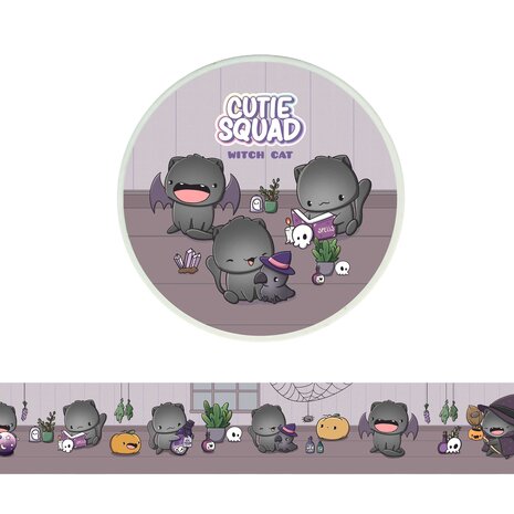 CutieSquad Witch Cat Washi Tape