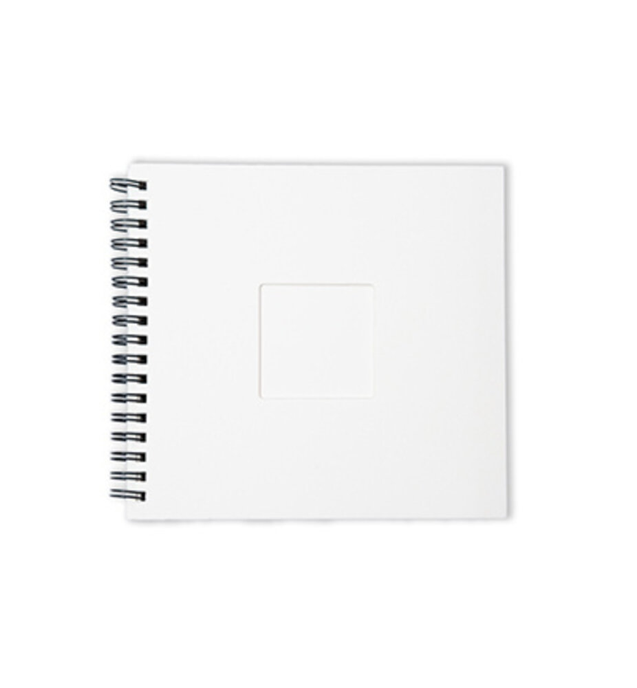 Studio Light Essentials White 6x6 Inch Spiral Passe-Partout Journal (SL-ES-JOUR26)