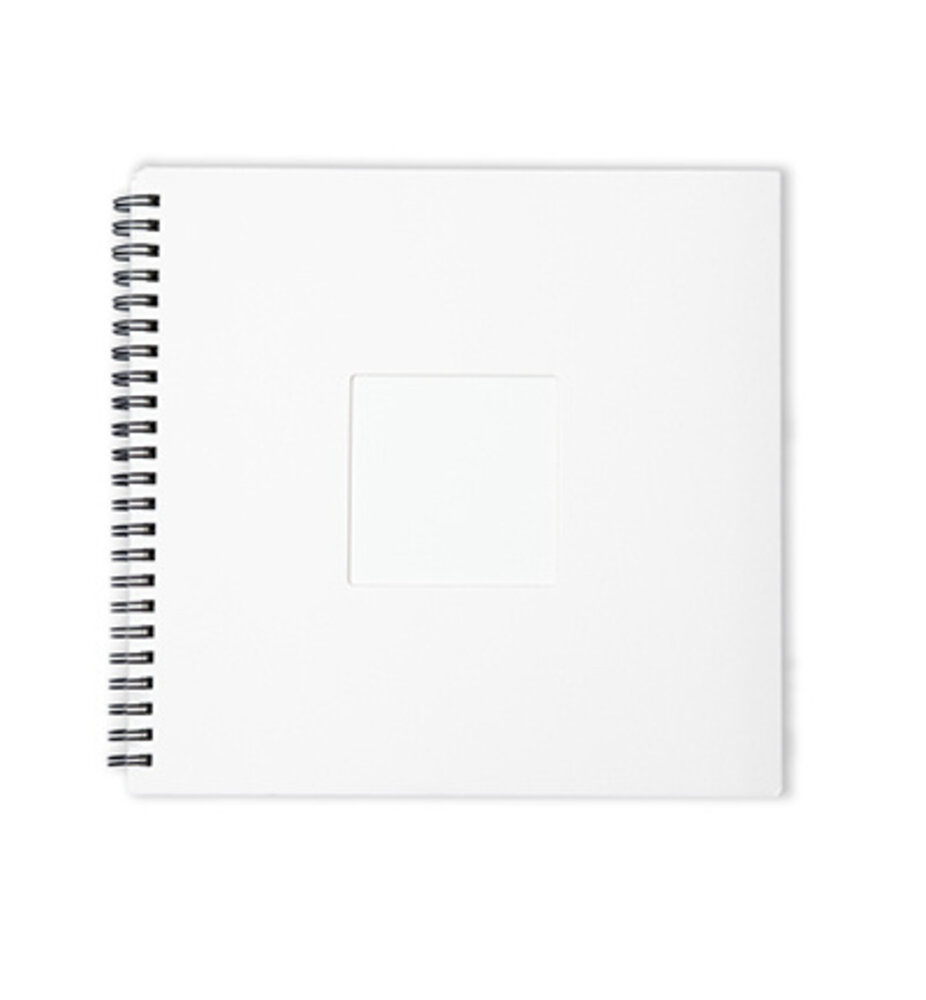 Studio Light PRE-ORDER Essentials White 8x8 Inch Spiral Passe-Partout Journal (SL-ES-JOUR27)