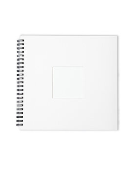 Studio Light PRE-ORDER Essentials White 8x8 Inch Spiral Passe-Partout Journal (SL-ES-JOUR27)