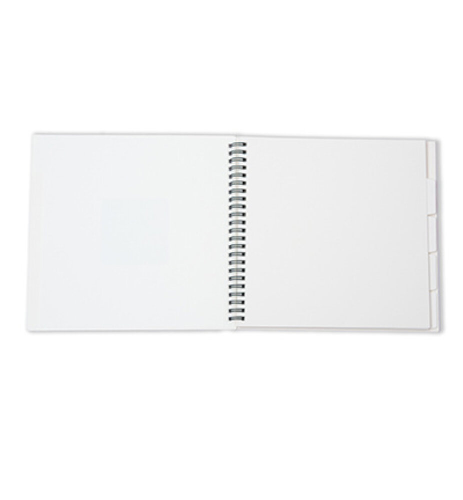 Studio Light Essentials White 8x8 Inch Spiral Passe-Partout Journal (SL-ES-JOUR27)