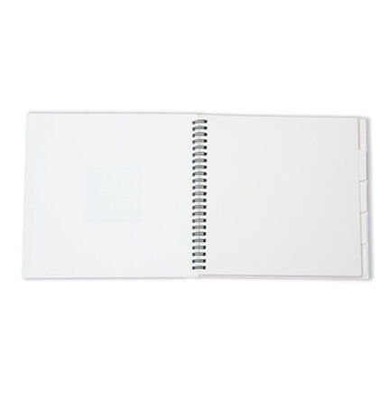 Studio Light PRE-ORDER Essentials White 8x8 Inch Spiral Passe-Partout Journal (SL-ES-JOUR27)