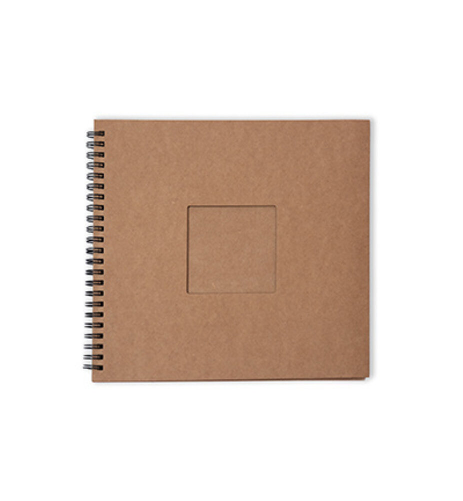 Studio Light PRE-ORDER Essentials Kraft 6x6 Inch Spiral Passe-Partout Journal (SL-ES-JOUR28)