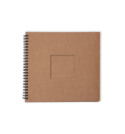 Studio Light Essentials Kraft 6x6 Inch Spiral Passe-Partout Journal (SL-ES-JOUR28)