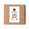 Studio Light PRE-ORDER Essentials Kraft 6x6 Inch Spiral Passe-Partout Journal (SL-ES-JOUR28)