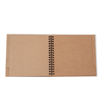 Studio Light PRE-ORDER Essentials Kraft 6x6 Inch Spiral Passe-Partout Journal (SL-ES-JOUR28)