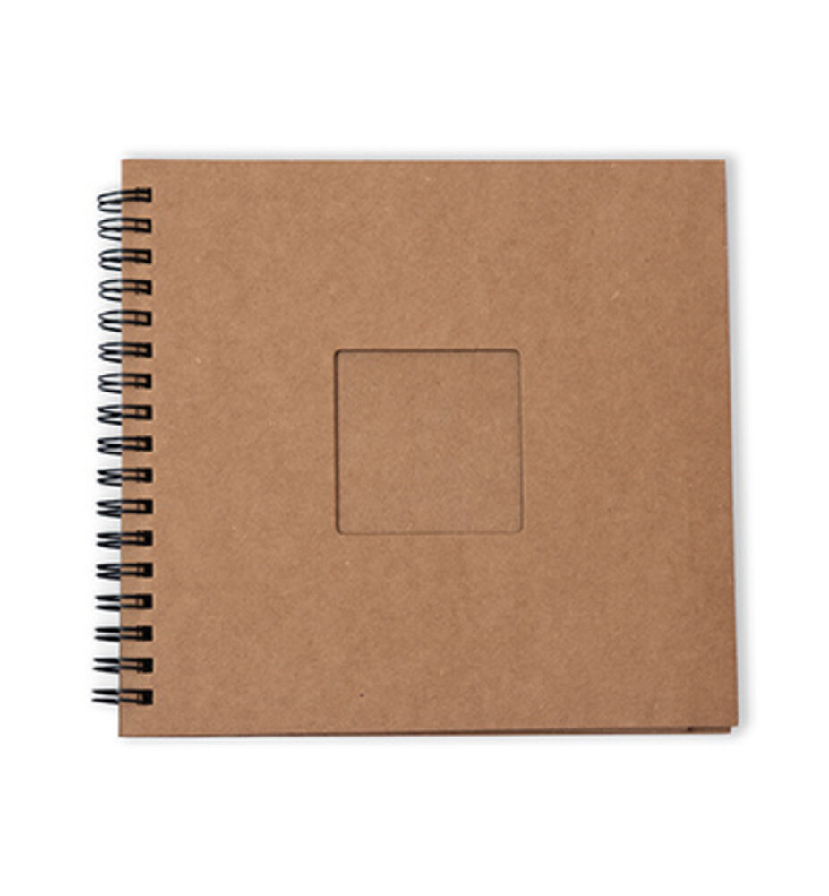 Studio Light PRE-ORDER Essentials Kraft 8x8 Inch Spiral Passe-Partout Journal (SL-ES-JOUR29)