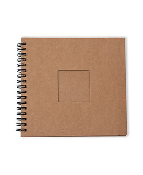 Studio Light PRE-ORDER Essentials Kraft 8x8 Inch Spiral Passe-Partout Journal (SL-ES-JOUR29)