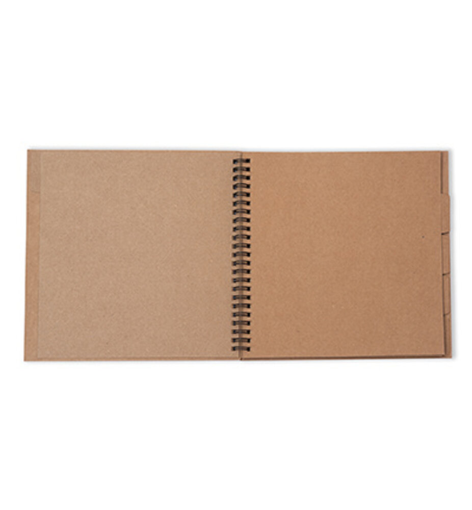 Studio Light Essentials Kraft 8x8 Inch Spiral Passe-Partout Journal (SL-ES-JOUR29)