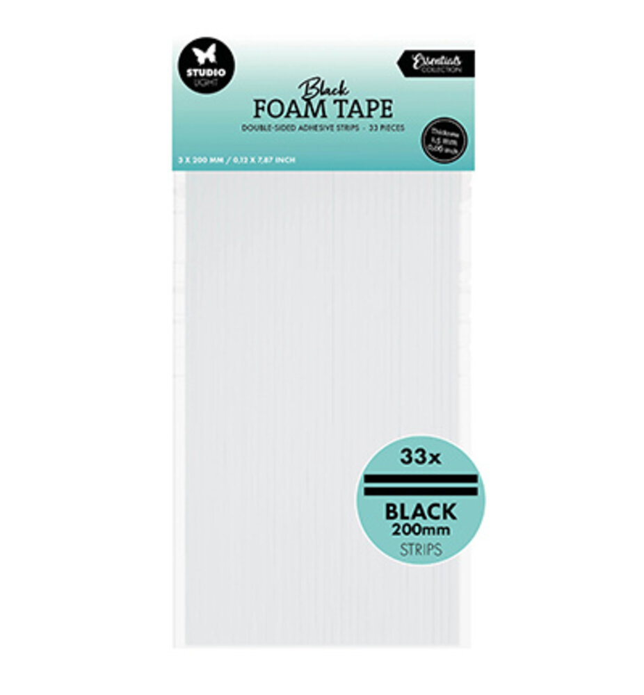 Studio Light PRE-ORDER Essentials Black Foam Tape Doublesided Stripes (SL-ES-FOAMT106)