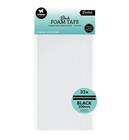 Studio Light PRE-ORDER Essentials Black Foam Tape Doublesided Stripes (SL-ES-FOAMT106)