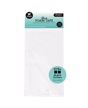 Studio Light Essentials Black Foam Tape Doublesided Blocks (3mm) (SL-ES-FOAMT107)
