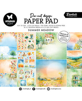 Studio Light Essentials Summer Meadow 6x6 Inch Die-Cut Paper Pad (SL-ES-DCPP426)