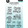 Studio Light PRE-ORDER Essentials Clear Stamps Quotes Hope (SL-ES-STAMP925)