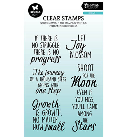 Studio Light Essentials Clear Stamps Quotes Growth (SL-ES-STAMP926)